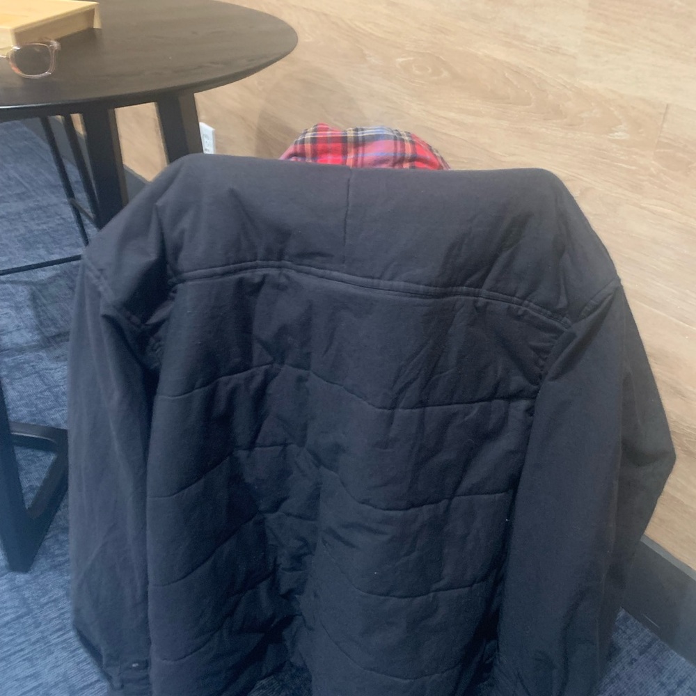 Stylish Vintage Golf Inspired Streetwear Reversible Jacket in Navy-Red Plaid